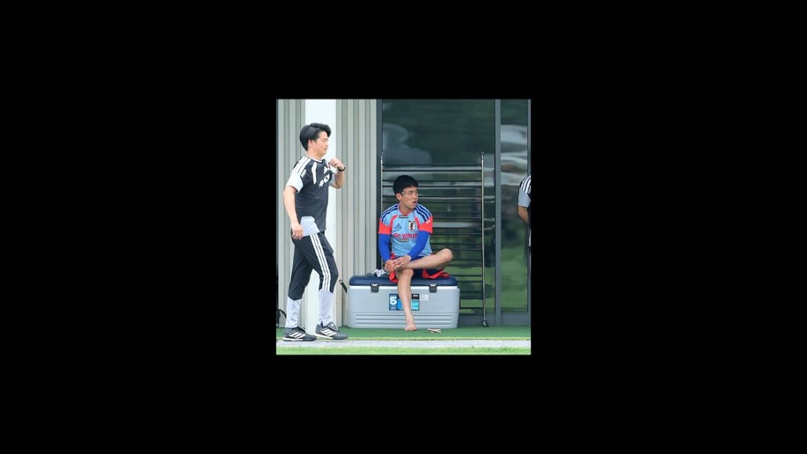 Wataru Endo continues to adjust different menu at World Cup training camp