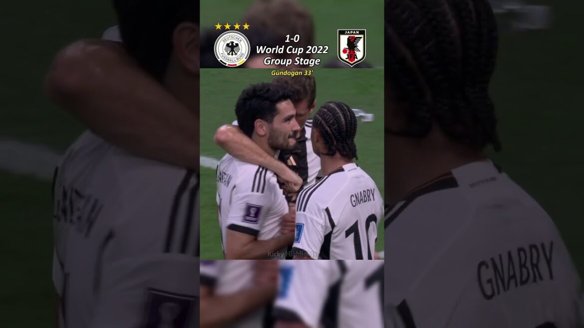 Germany vs Japan World Cup Group Stage 2022 ⚽