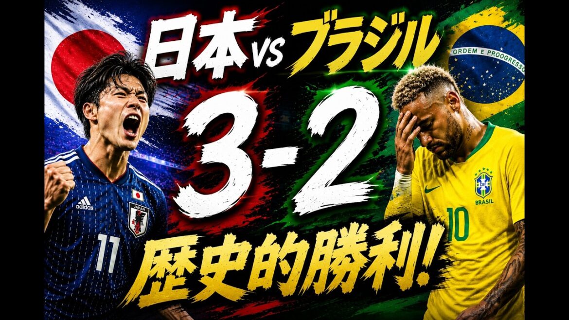 The best Japanese generation in history pulls off a historic comeback against Ancelotti's Brazil side