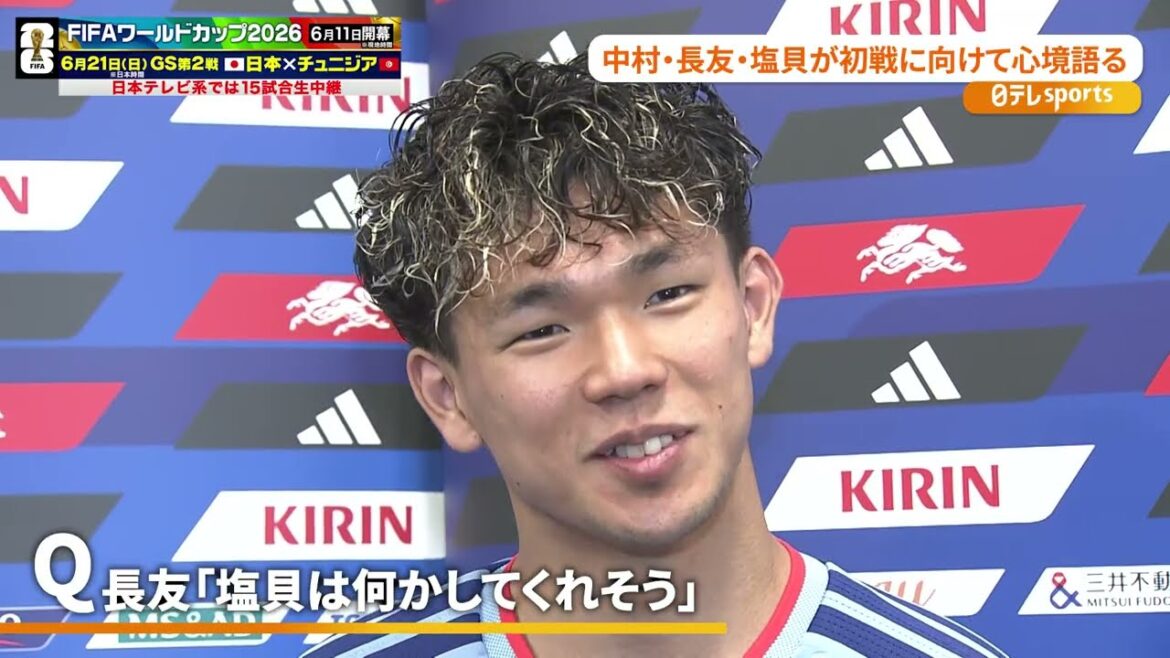 [I want to score points and change my life]Keito Nakamura, Yuto Nagatomo, and Kento Shiogai are enthusiastic for the first match | First day of training camp in Nashville | FIFA World Cup 2026