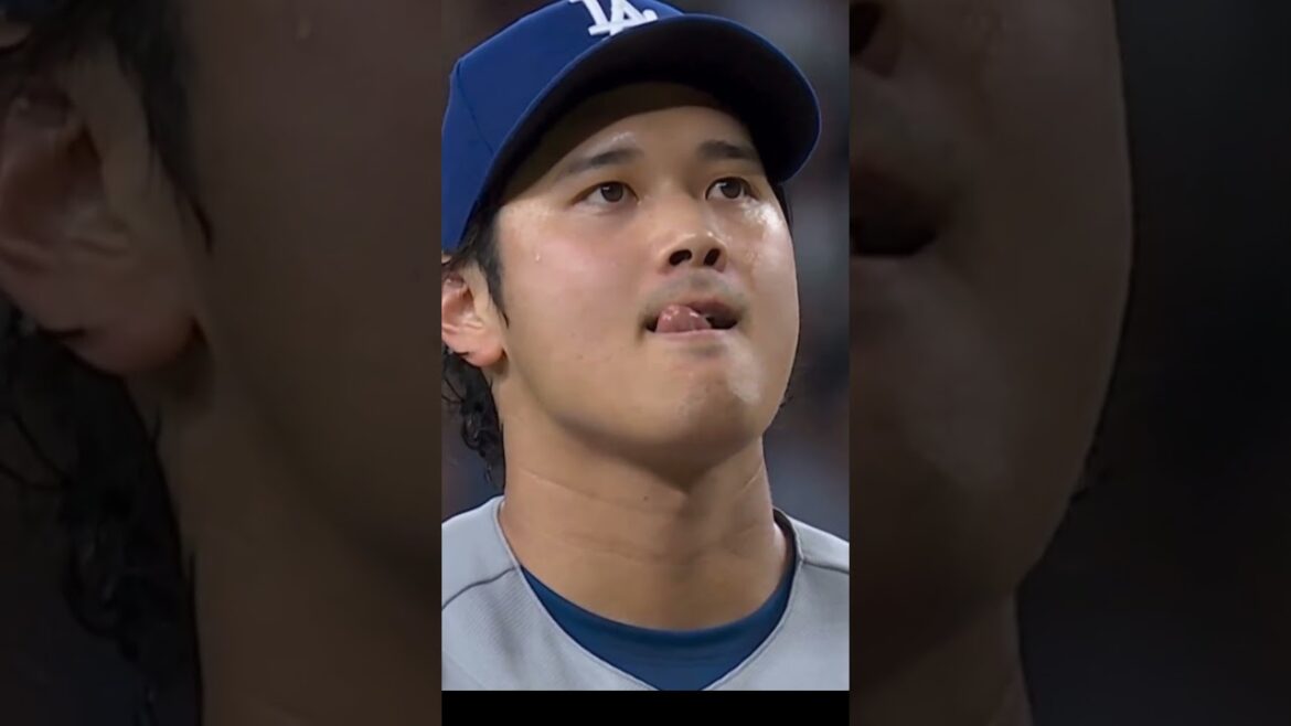 Dodgers Shohei Otani shows off his high-speed licking technique