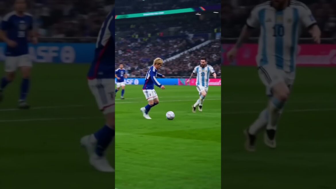 ⚡️Junya Inazuma vs Messi 🇦🇷Junya Ito vs Messi