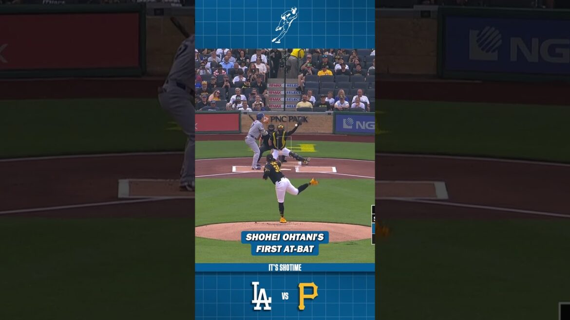 Shohei Ohtani's First At-Bat VS Pirates Game 1
