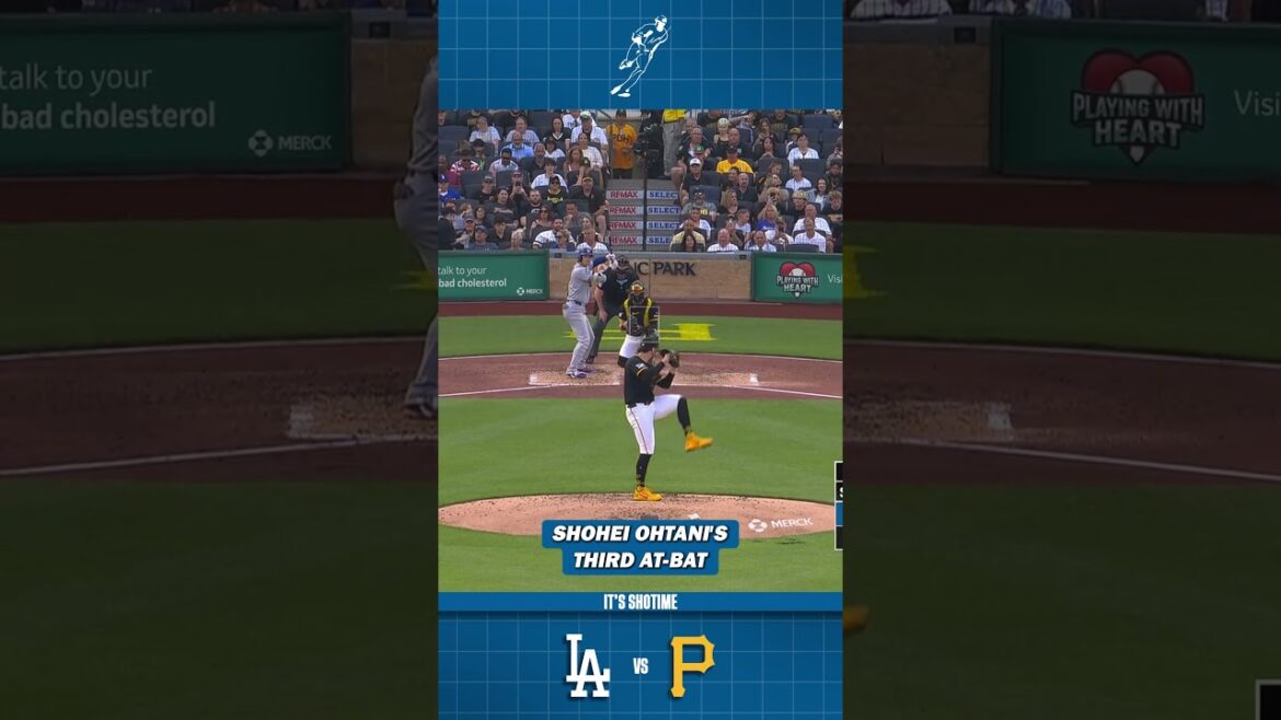 Shohei Ohtani's Third At-Bat VS Pirates Game 1