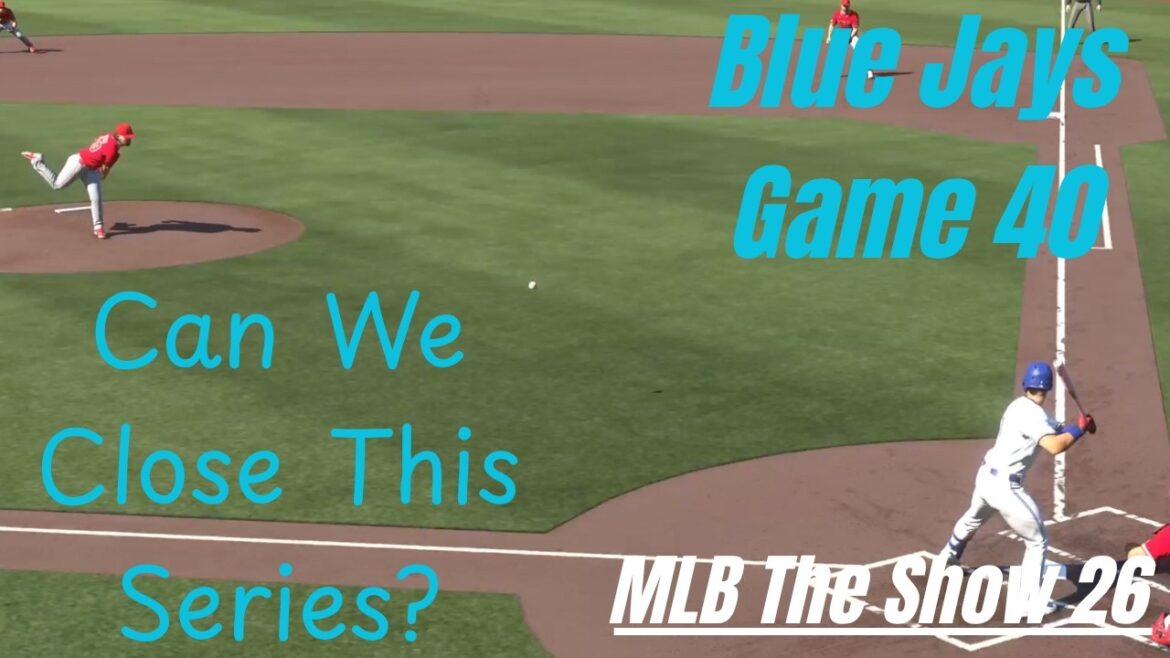 Can We Close This Series Out Strong? | Blue Jays Game 40/162 | AI vs AI MLB The Show 26 SIM | SZN 1
