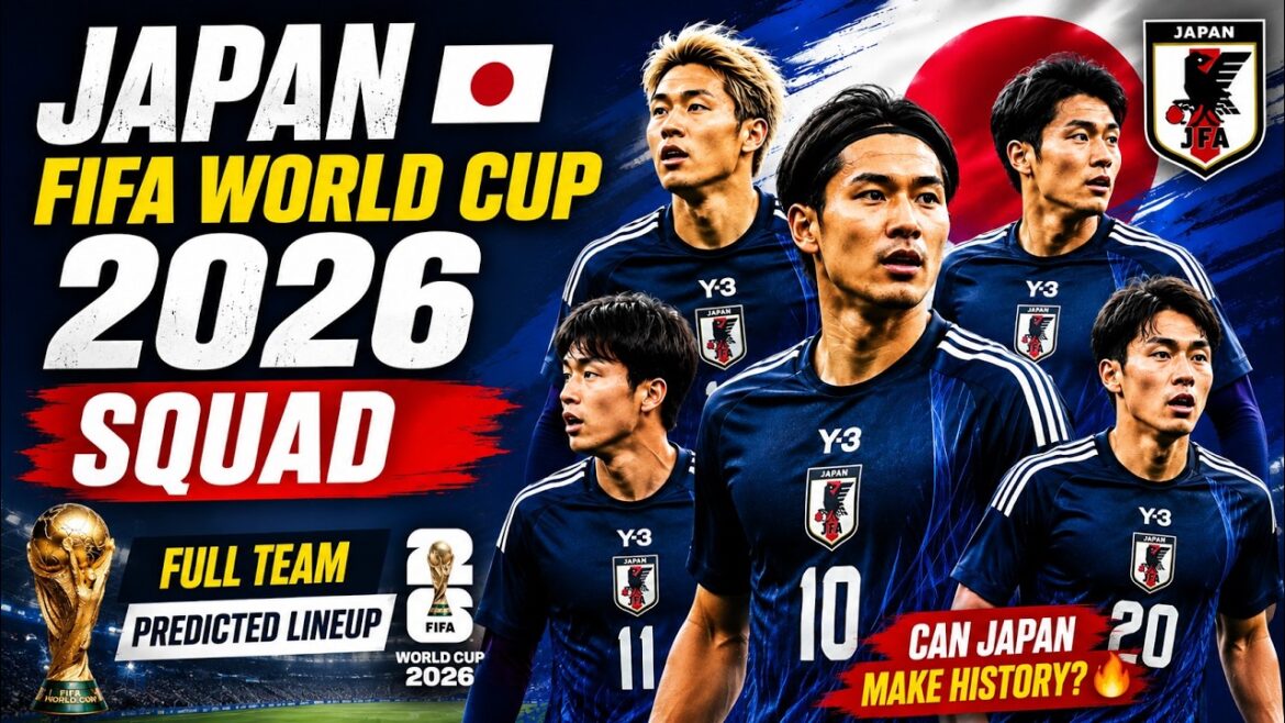 Japan's Official FIFA World Cup 2026 Squad | Full Team