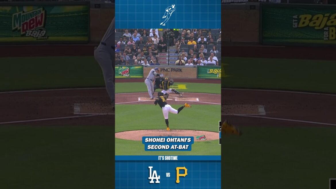 Shohei Ohtani's Second At-Bat VS Pirates Game 1