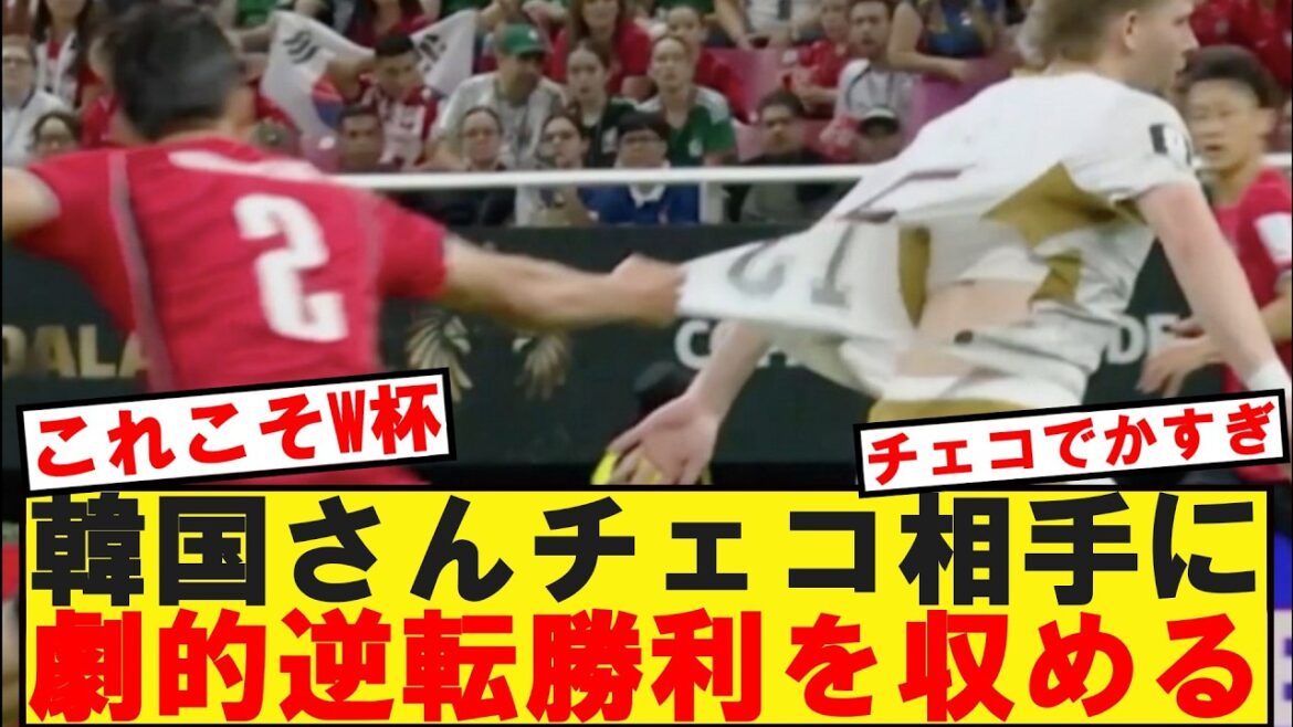 [W杯]Korea VS Czech Republic Korea wins a dramatic come-from-behind victory! !