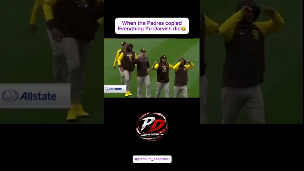 Yu Darvish had ZERO CLUE🤣😂 #mlb #baseball #funny #sandiego #padres #funny #copy #copying #sub