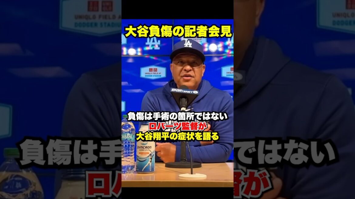 Manager Roberts explains about Shohei Otani’s injury replacement🔥Is he okay? Manager Roberts explains about Shohei Otani's injury replacement🔥Is he okay?