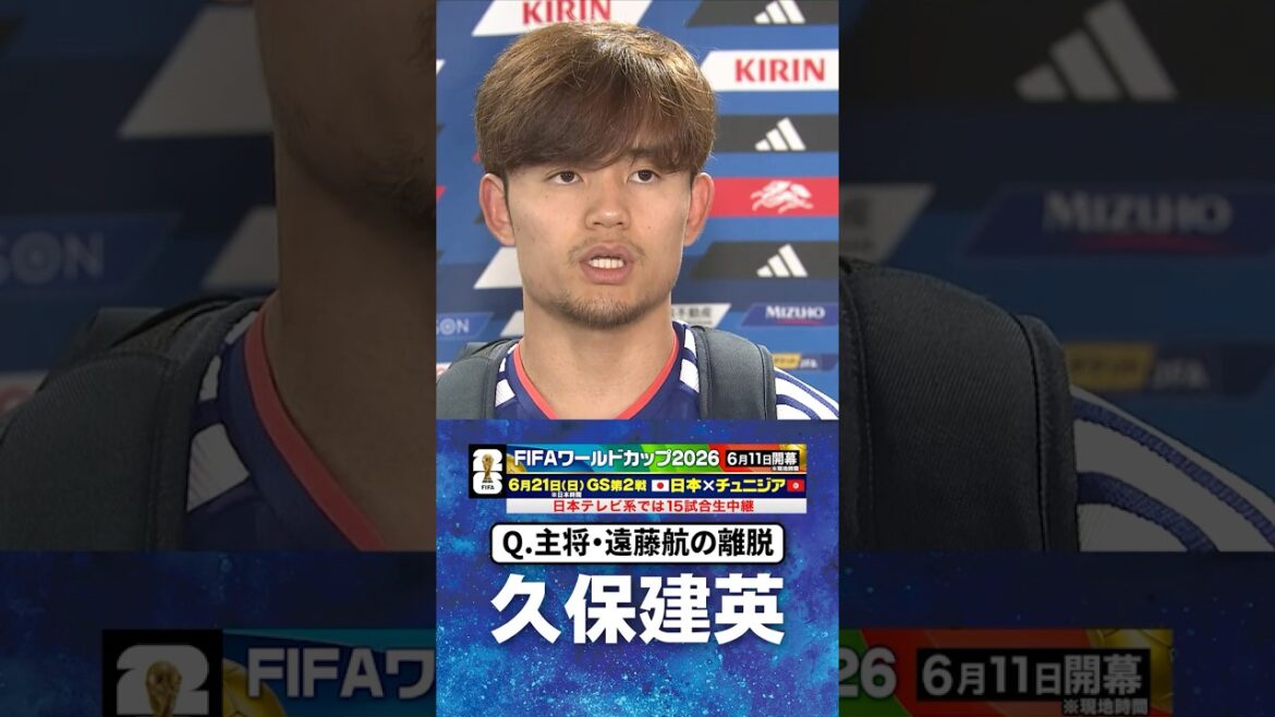 [I don't want to say negative things]#Takefusa Kubo #Japan Soccer National Team | #FIFA World Cup 2026 #shorts