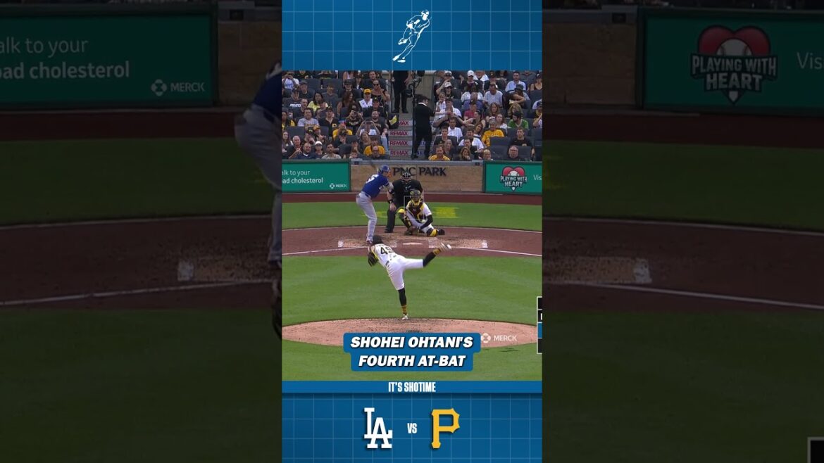 Shohei Ohtani's Fourth At-Bat VS Pirates Game 3