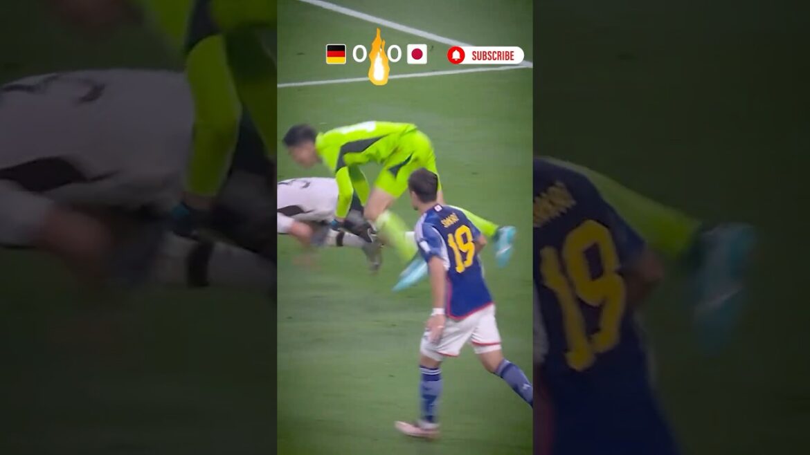 Historic World Cup Upset! The Japanese national team defeats the German national team 2-1 at the 2022 FIFA World Cup! 🔥#shorts* Historic World Cup Upset! The Japanese national team defeats the German national team 2-1 at the 2022 FIFA World Cup! 🔥#shorts*
