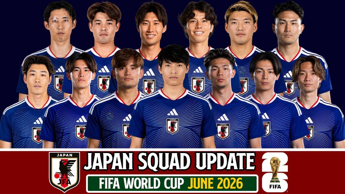 🇯🇵 JAPAN Squad Update Ft.Shuto Machino World Cup 2026 Squad | The 26 Players Chosen!