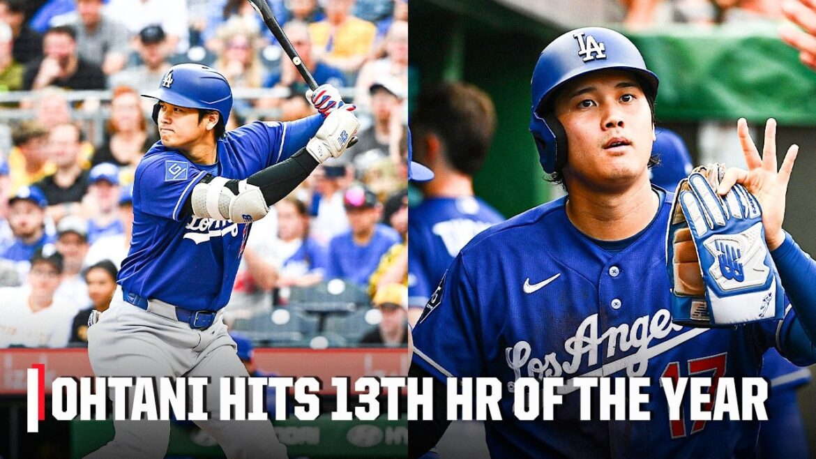 Shohei Ohtani hits his 13th home run of the season in Dodgers win vs. Pirates 🔥 | ESPN MLB