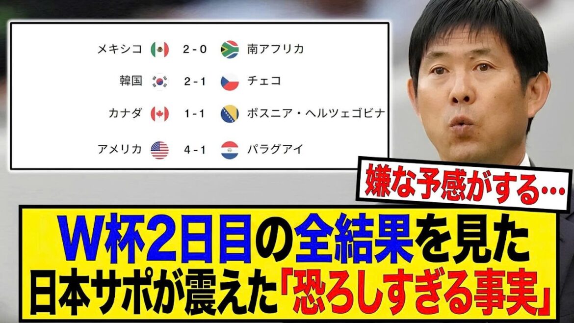 What the Japanese support team realized after the second day of the World Cup