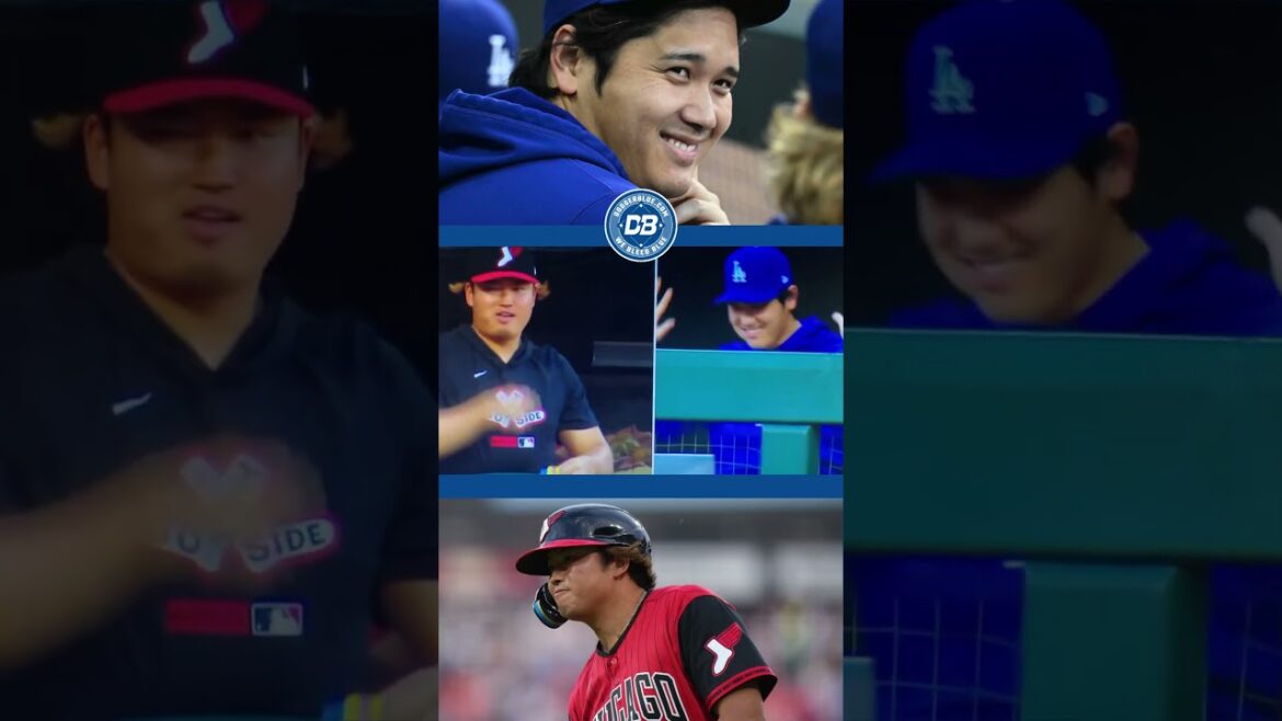 Shohei #Ohtani makes fun of Munetaka #Murakami hair style Shohei #Ohtani makes fun of Munetaka #Murakami hair style