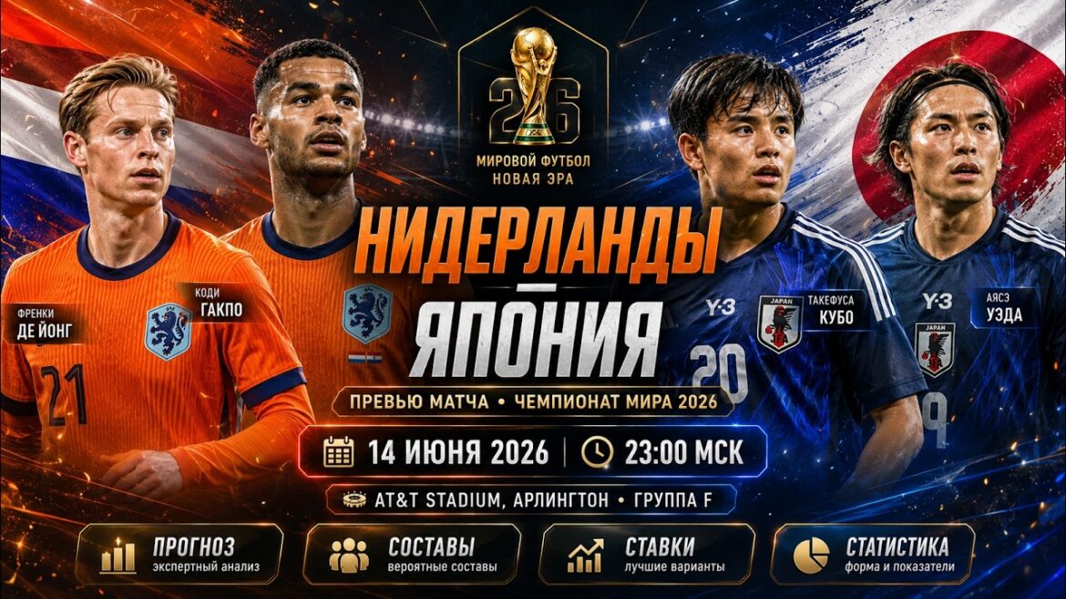 NETHERLANDS - JAPAN: Sensation Is Near? Forecast, Lineups and Analysis of the 2026 World Cup Match