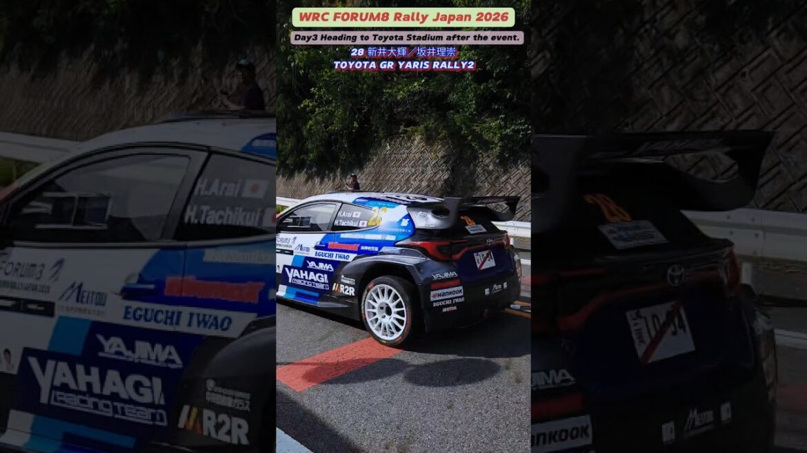 [RallyJapan2026]28 Daiki Arai / Rishitaka Sakai (Toyota GR Yaris Rally2) TOYOTA GR Yaris Rally2 #rallyjapan #wrc #rally #rallyjapan