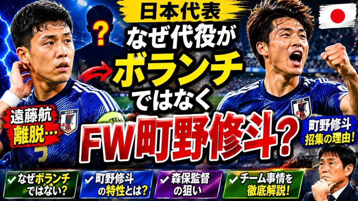 😲Why not volunteer? The truth behind why director Moriyasu chose Shuto Machino 😲Why not volunteer? The truth behind why director Moriyasu chose Shuto Machino