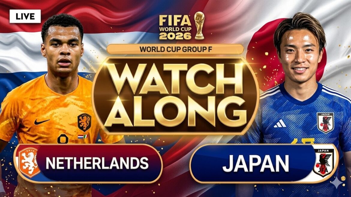 🚨 NETHERLANDS vs JAPAN LIVE: World Cup 2026 Opener! Can Oranje DESTROY Japan? | AT&T Watchalong 🔥🇳🇱