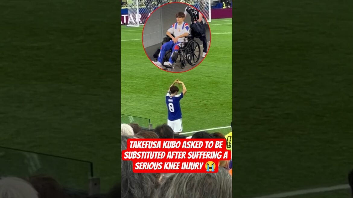 Takefusa Kubo asked to be replaced because he suffered a knee injury in the Netherlands vs Japan match