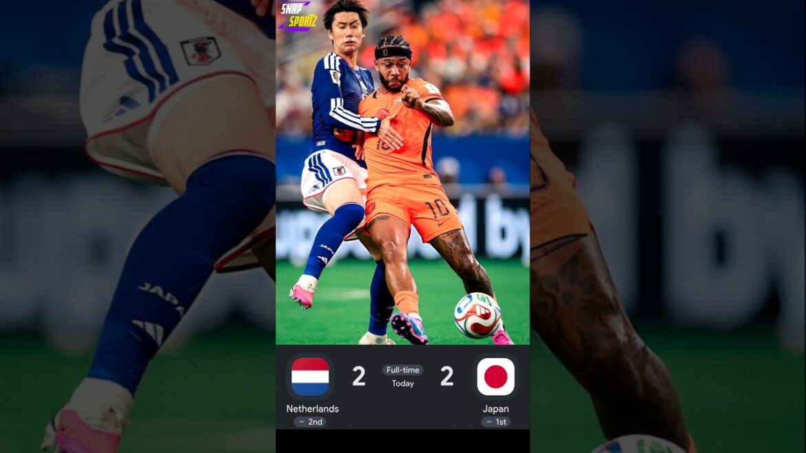 Japan Stuns Netherlands with DRAMATIC 89th Minute Equalizer | Netherlands vs Japan 2-2 | World Cup Japan Stuns Netherlands with DRAMATIC 89th Minute Equalizer | Netherlands vs Japan 2-2 | World Cup
