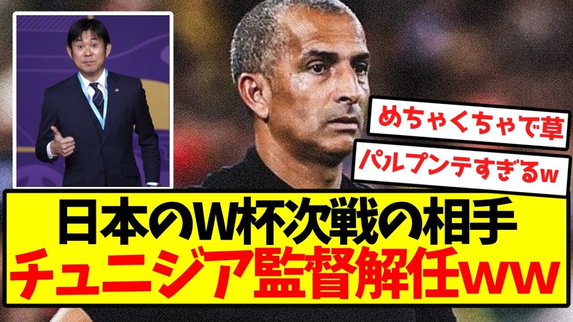 [Dismissal Boost]Japan's World Cup opponent Tunisia, coach suddenly fired wwwwwwwwwwwwwww
