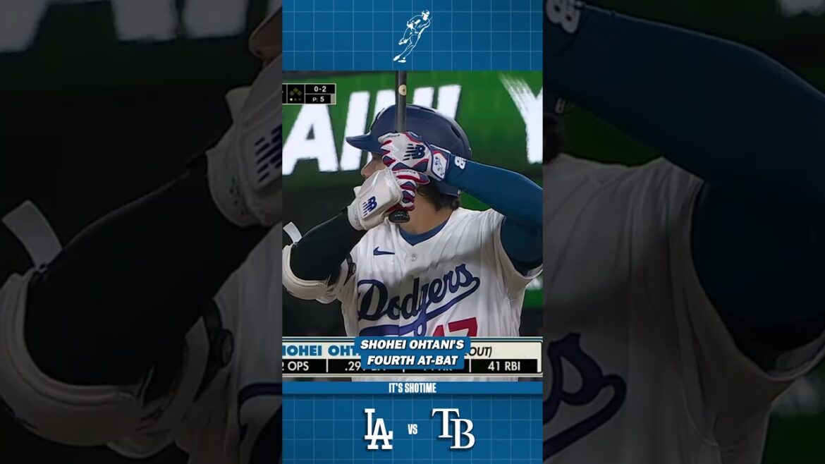 Shohei Ohtani's Fourth Third At-Bat VS Rays Game 1