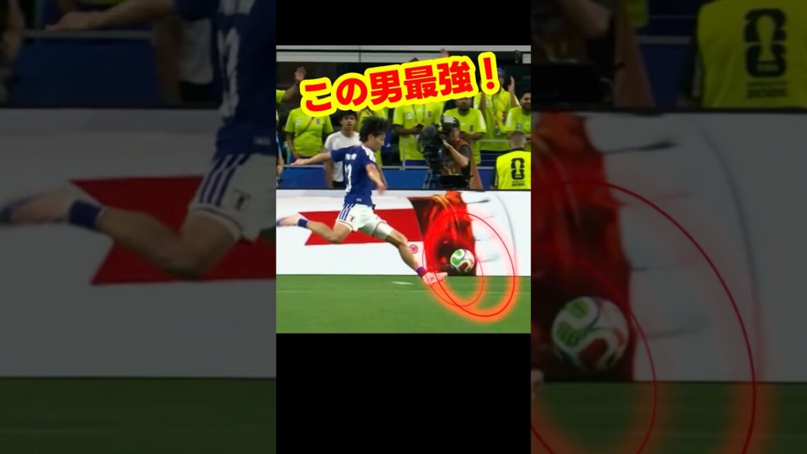 It was a threat! At the World Cup, Japan's national soccer team attacked from the flanks with Keito Nakamura, Kiyo Ueda, Daizen Maeda, and Tsuyoshi Watanabe, threatening the Netherlands! #soccer