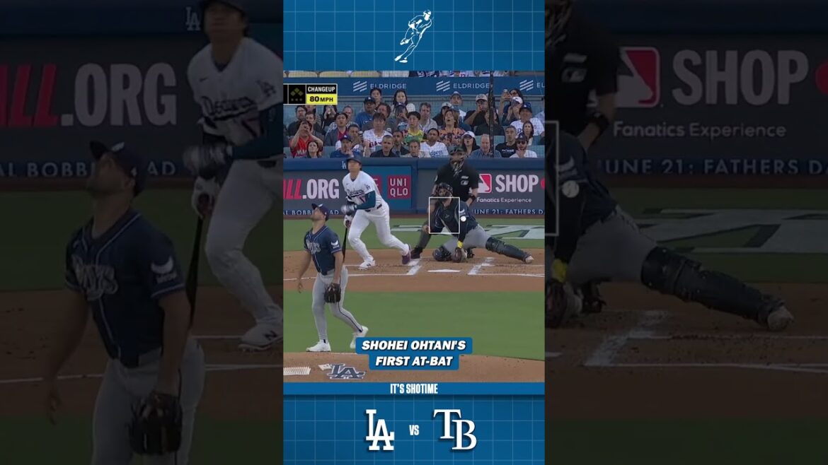 Shohei Ohtani's First At-Bat VS Rays Game 1