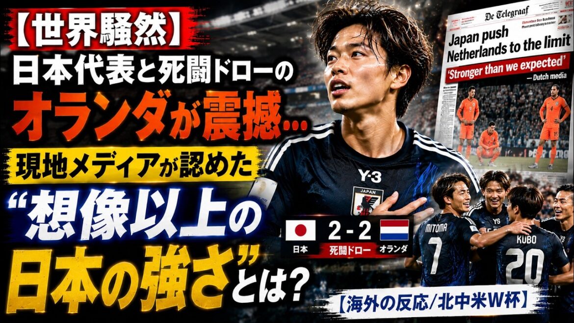 [Worldwide uproar]The impact of Japan vs. Netherlands 2 2 Fierce battle... ``It's already one of the best matches in the World Cup'' What are the real reactions of each country that shocked the world? #fifa #JapanVsNetherlands