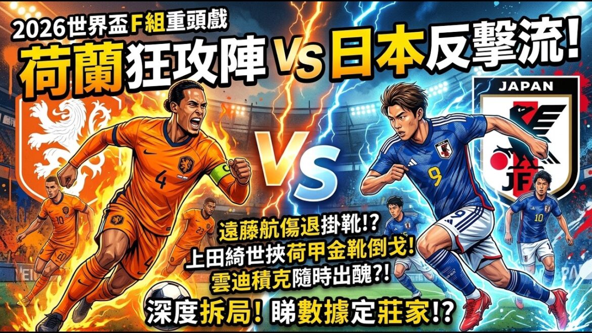 [2026 World Cup]Endo Hang hangs up his boots with tears in his eyes, Japan's lineup is in chaos? Kiyo Ueda turns against the Dutch Golden Boot, and Yun Dijk can make a fool of herself! Dutch Rage Attack Formation vs Moribo Ichi Counter Flow! Will the Dutch stronghold fire the Blue Samurai? Deep dismantling Netherlands vs Japan ⚽|ep02|Pre-match analysis