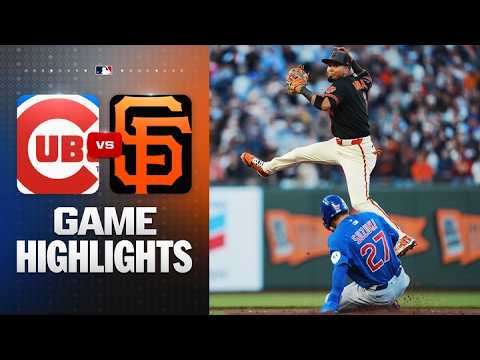 Cubs vs. Giants Game Highlights (6/13/26) | MLB Highlights Cubs vs. Giants Game Highlights (6/13/26) | MLB Highlights