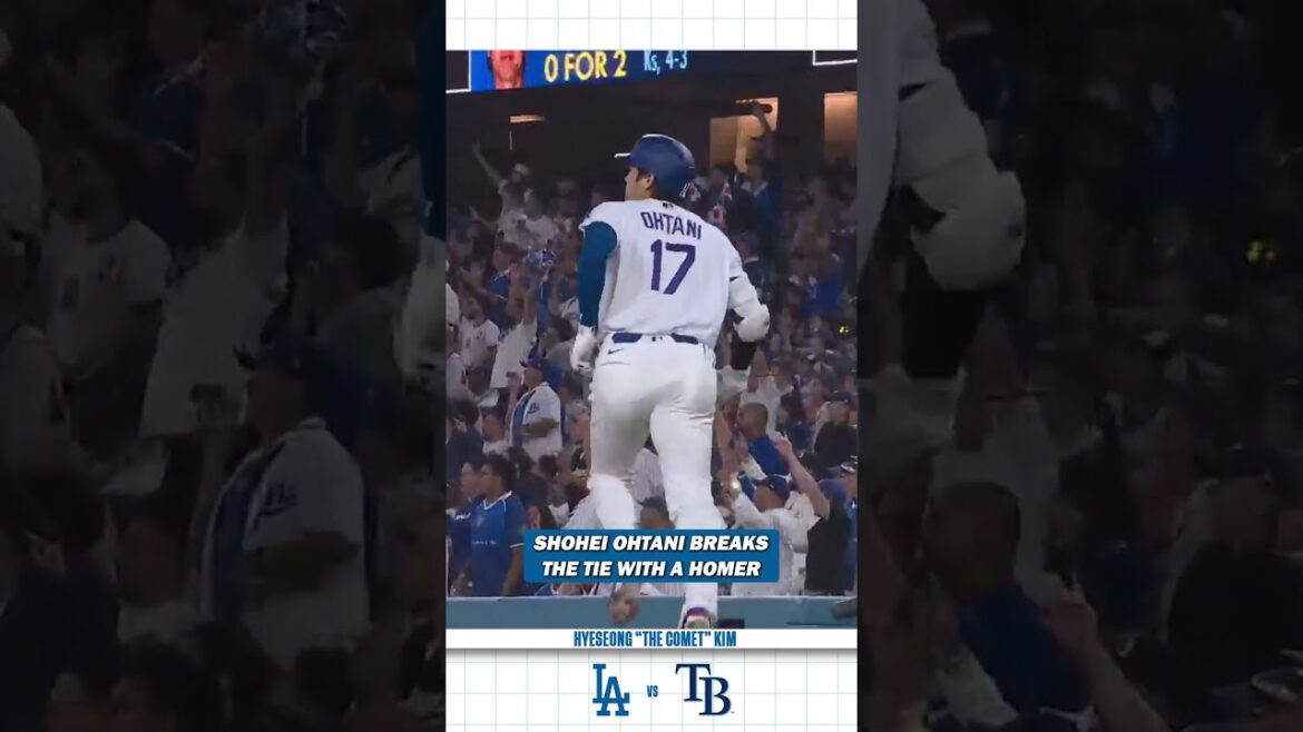Shohei Breaks Pitchers' Duel With A Homer