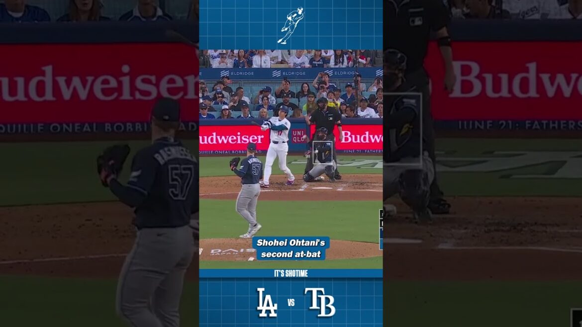 Shohei Ohtani's Second At-Bat VS Rays Game 2