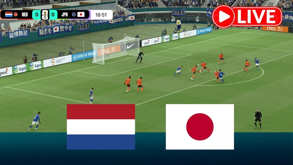 🔴 Netherlands vs Japan LIVE | FIFA World Cup 2026 | Full Match Today Simulation 🔴 Netherlands vs Japan LIVE | FIFA World Cup 2026 | Full Match Today Simulation