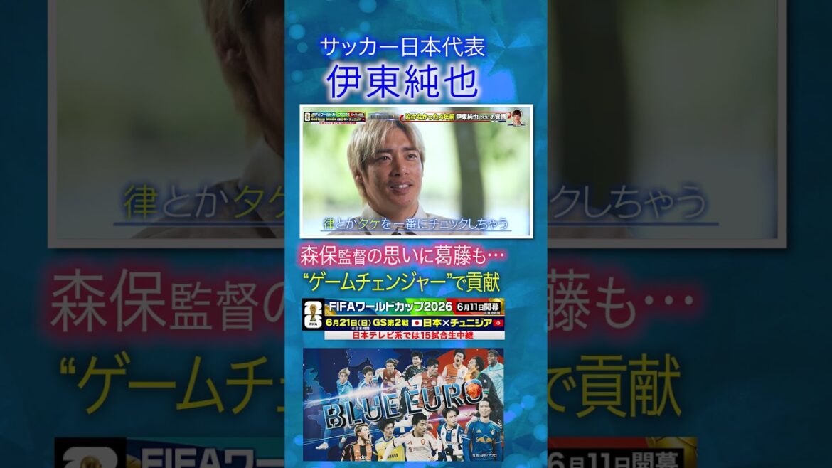 [Conflicts over Coach Moriyasu's thoughts]#Junya Ito contributing as a game changer | #FIFA World Cup 2026... Close look at the #Japan national soccer team | Going! Planning ~ BLUE EURO #shorts