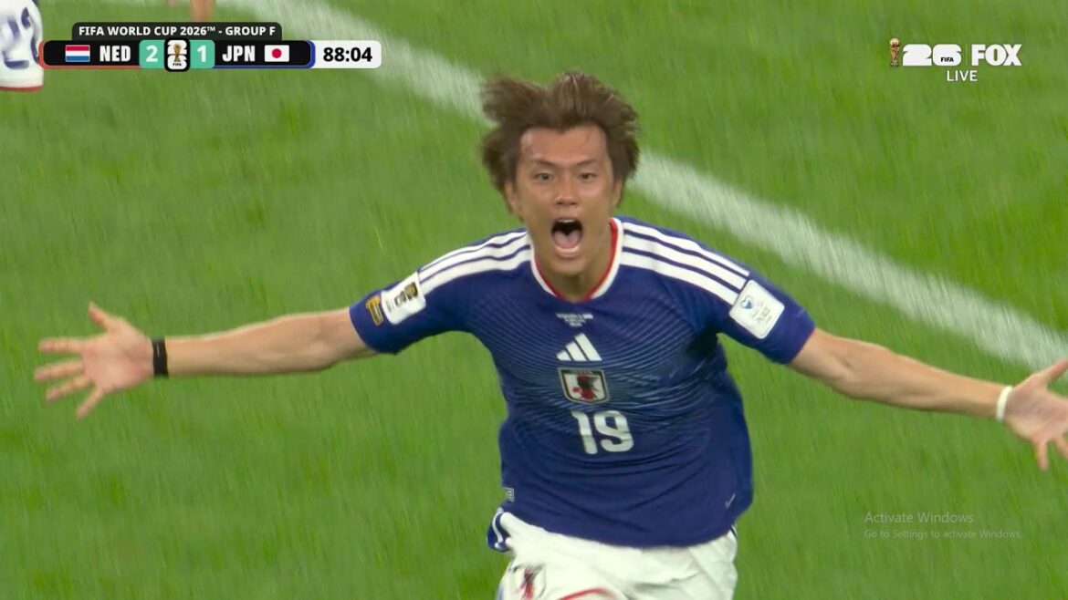 Daichi Kamada Goal | Netherlands vs Japan 2-2 | Highlights and Goals | World Cup 26 Netherlands vs Japap Daichi Kamada Goal vs Ned