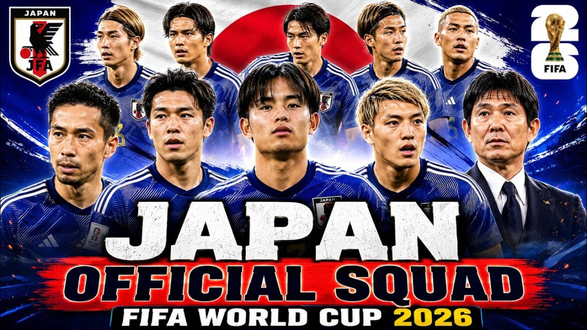 Japan Official Squad For FIFA World Cup 2026 🇯🇵🔥 | Goals, Assists & Stats #fifaworldcup2026 Japan Official Squad For FIFA World Cup 2026 🇯🇵🔥 | Goals, Assists & Stats #fifaworldcup2026