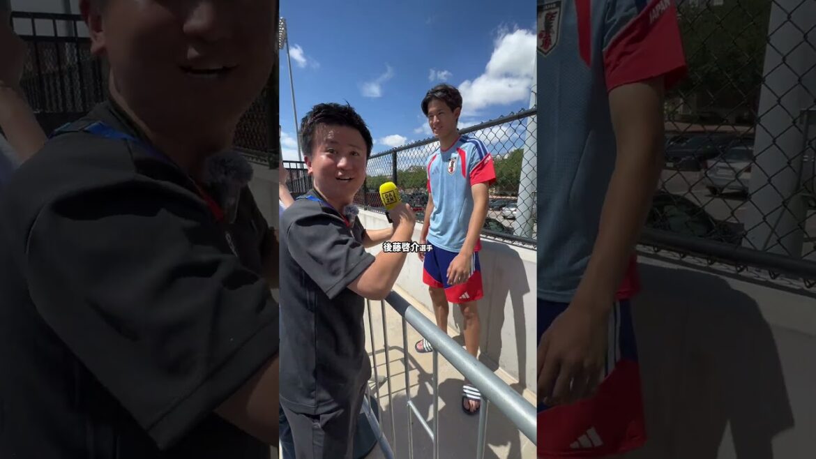 [Oompa covering the Japanese national team the day before the first match]#If you want to really enjoy it, use DAZN
