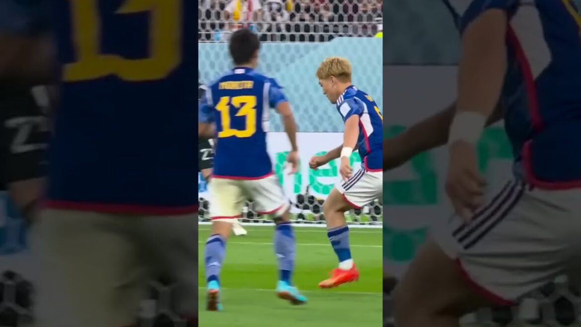Ritsu Doan off the bench — TERRIFIC HIT to wake up Japan 🚀 #Shorts