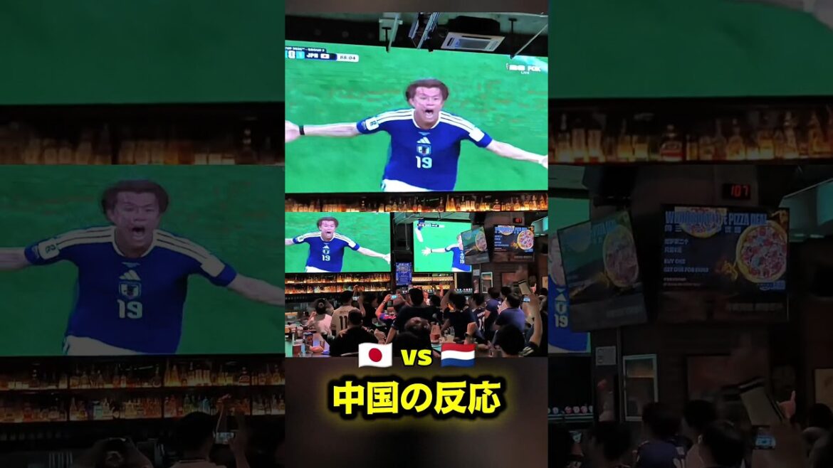 [Japan vs Netherlands]China is excited by Kamata's goal!
