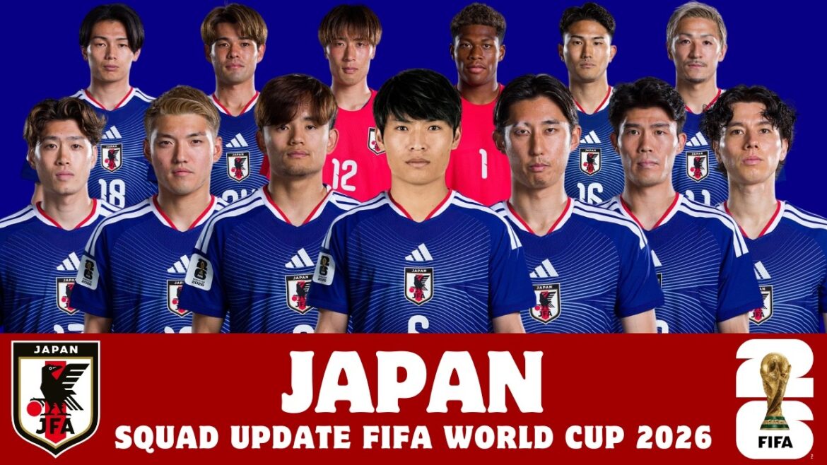 Japan Official Squad For FIFA World Cup 2026 | Ft. Shūto Machino | FIFA World Cup 2026 Japan Official Squad For FIFA World Cup 2026 | Ft. Shūto Machino | FIFA World Cup 2026
