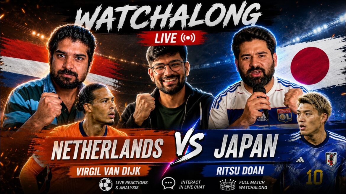 NETHERLANDS vs JAPAN LIVE Full Match Watchalong|Van Dijk vs Doan @cfcshivam @MonkTalksFootball NETHERLANDS vs JAPAN LIVE Full Match Watchalong|Van Dijk vs Doan @cfcshivam @MonkTalksFootball