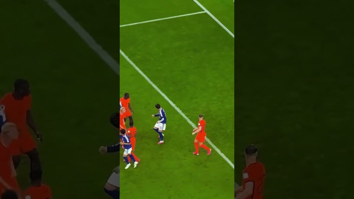 The WORLD CUP is CINEMA! 😮Goal by KOKI OGAWA scored by DAICHI KAMADA😅 Japan vs Netherlands | 2026