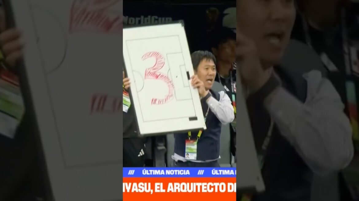 🚨🇯🇵 Japan Coach Hajime Moriyasu’s Genius Trick Has Football Fans Talking 🤔 #shorts #fifaworldcup