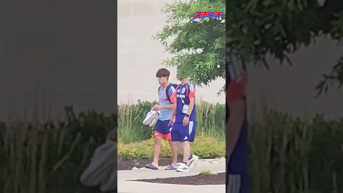 [Japan National Team June 18th]Takefusa Kubo appeared at the practice field #shorts