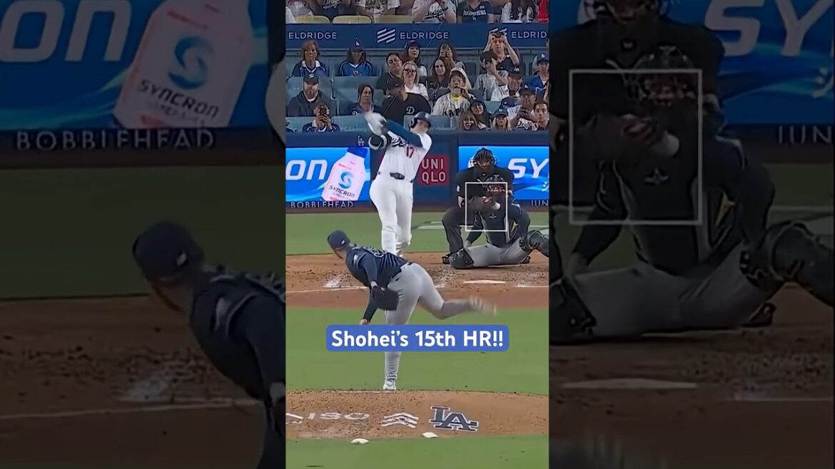 Shohei Ohtani’s 15th HR of the season for Dodgers!
