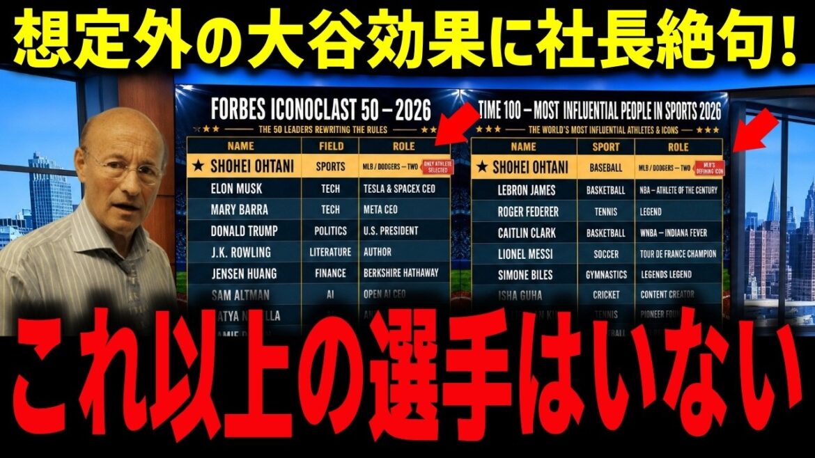 [Shohei Otani]If you open the ranking, there will be a lot of Otani! Unexpected Otani effect leaves team president speechless: ``There is no better player.'' U.S. uproar over selection of 50 players in the world[Overseas reaction/MLB]